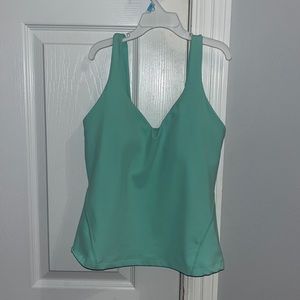 Wild Mint Waist Length Lulu Tank Top